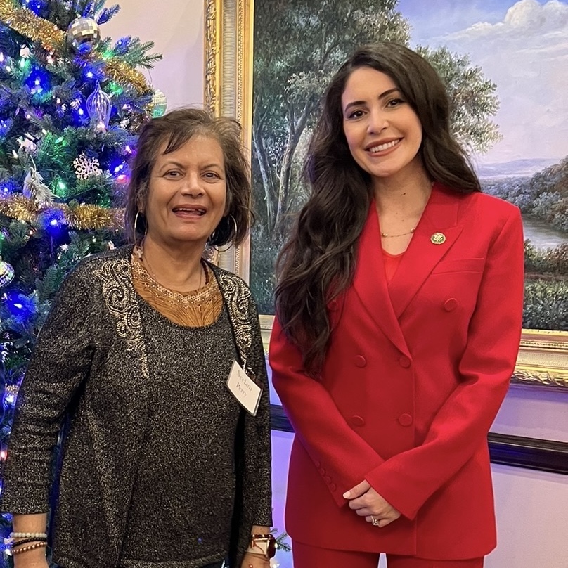 Dr. Neelam Perry and Anna Paulina Luna